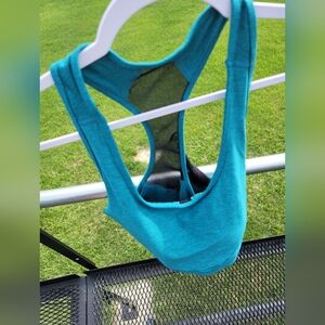 Teal Racerback Women's Workout TOP